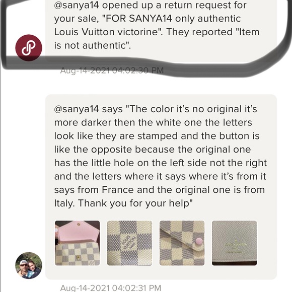 SHES A SCAMMER SELLERS BEWARE SHE LIED TO POSH AND PAYPAL 🙄 - Picture 2 of 8